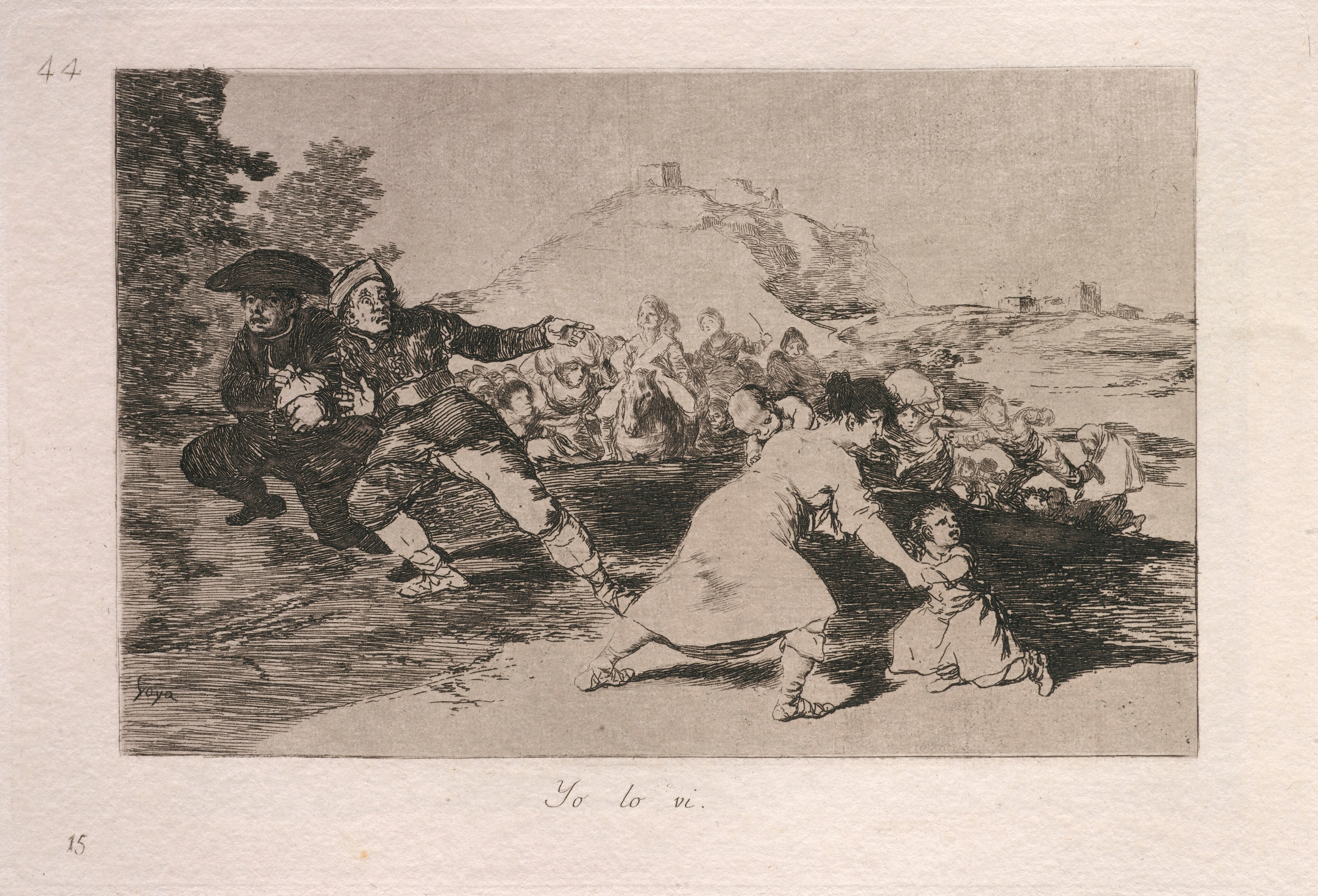 Yo lo vi, Francisco de Goya