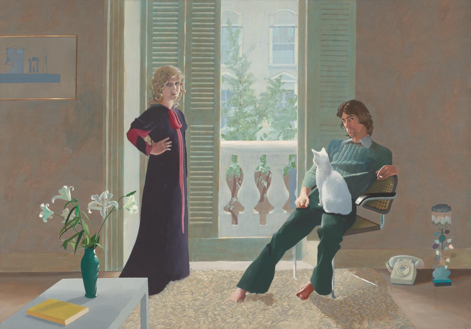 Mr and Mrs Clark and Percy, David Hockney